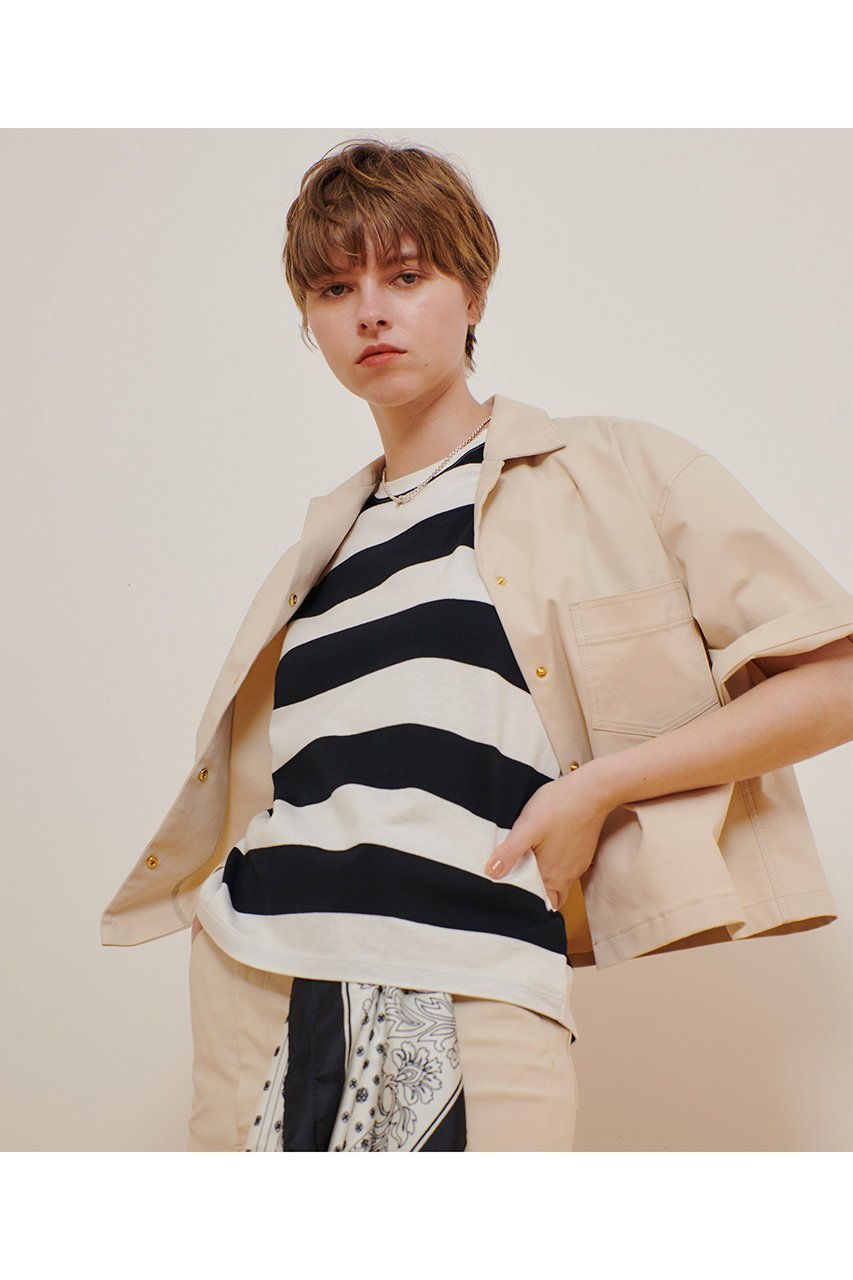 【アルアバイル/allureville】のMANTECOボクシーシャツ 人気、トレンドファッション・服の通販 founy(ファニー) 　ファッション　Fashion　レディースファッション　Fashion for Women　トップス・カットソー　Cut & Sew Tops　シャツ・ブラウス・オフィスカジュアル　Elegant Blouses & Button-Ups　おすすめ　Recommended / Our Picks　イタリア　Italy　エアリー　Airy Texture　ショート　Short, Short Length　ジャケット　Jacket, Outerwear　ストレッチ　Stretch, Stretchy Fabric　スリーブ　Sleeve, Long Sleeve / Short Sleeve　セットアップ　Set-Up, Coordinated Outfit　タイトスカート　Pencil Skirt, Tight Skirt　ドット　Polka Dot, Dot Pattern　フォルム　Silhouette, Form　ワイド　Wide, Wide Fit　エレガント 上品　Elegant　羽織　Haori, Light Jacket　other-3|ID: prp329100004499282 ipo3291000000032707573