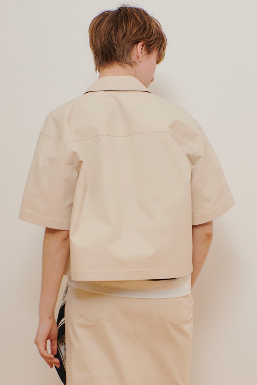 【アルアバイル/allureville】のMANTECOボクシーシャツ 人気、トレンドファッション・服の通販 founy(ファニー) 　ファッション　Fashion　レディースファッション　Fashion for Women　トップス・カットソー　Cut & Sew Tops　シャツ・ブラウス・オフィスカジュアル　Elegant Blouses & Button-Ups　おすすめ　Recommended / Our Picks　イタリア　Italy　エアリー　Airy Texture　ショート　Short, Short Length　ジャケット　Jacket, Outerwear　ストレッチ　Stretch, Stretchy Fabric　スリーブ　Sleeve, Long Sleeve / Short Sleeve　セットアップ　Set-Up, Coordinated Outfit　タイトスカート　Pencil Skirt, Tight Skirt　ドット　Polka Dot, Dot Pattern　フォルム　Silhouette, Form　ワイド　Wide, Wide Fit　エレガント 上品　Elegant　羽織　Haori, Light Jacket　other-4|ID: prp329100004499282 ipo3291000000032707574