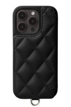 【デミュウ/DEMIU】のiPhone16 GRACE 背面収納スマホケース ストラップ別売 ブラック|ID: prp329100004499292 ipo3291000000032801516