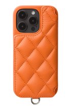 【デミュウ/DEMIU】のiPhone16 GRACE 背面収納スマホケース ストラップ別売 オレンジ|ID: prp329100004499292 ipo3291000000032801523