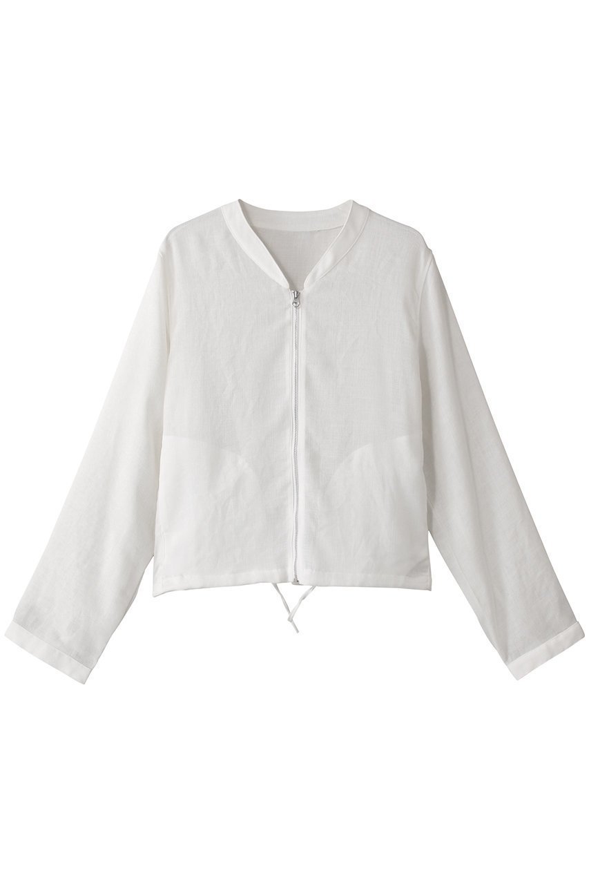 【ミディウミソリッド/MIDIUMISOLID】のlinen like mesh blouson.M ブルゾン 人気、トレンドファッション・服の通販 founy(ファニー) 　ファッション　Fashion　レディースファッション　Fashion for Women　アウター　Coat / Outerwear Collection　レディースジャケット・軽アウター　Jackets　ブルゾンジャケット・スポーティアウター　Blouson Jackets　シンプル　Simple, Minimal　ジャケット　Jacket, Outerwear　ブルゾン　Blouson, Bomber Jacket　夏　Summer　春　Spring　S/S・春夏　SS, Spring/Summer, Warm Season　 other-1|ID: prp329100004499296 ipo3291000000036545674