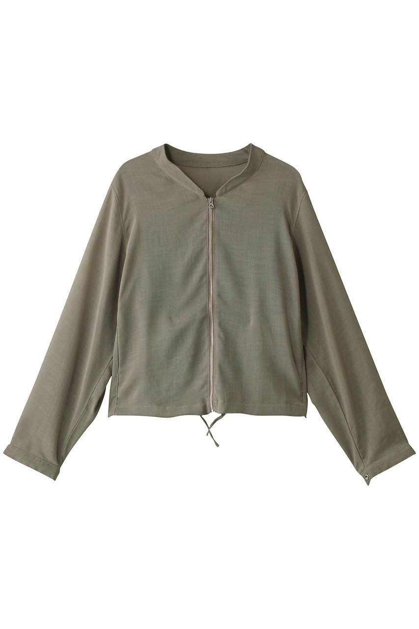 【ミディウミソリッド/MIDIUMISOLID】のlinen like mesh blouson.M ブルゾン インテリア・キッズ・メンズ・レディースファッション・服の通販 founy(ファニー) 　ファッション　Fashion　レディースファッション　Fashion for Women　アウター　Coat / Outerwear Collection　レディースジャケット・軽アウター　Jackets　ブルゾンジャケット・スポーティアウター　Blouson Jackets　シンプル　Simple, Minimal　ジャケット　Jacket, Outerwear　ブルゾン　Blouson, Bomber Jacket　夏　Summer　春　Spring　S/S・春夏　SS, Spring/Summer, Warm Season　khaki|ID: prp329100004499296 ipo3291000000036545678
