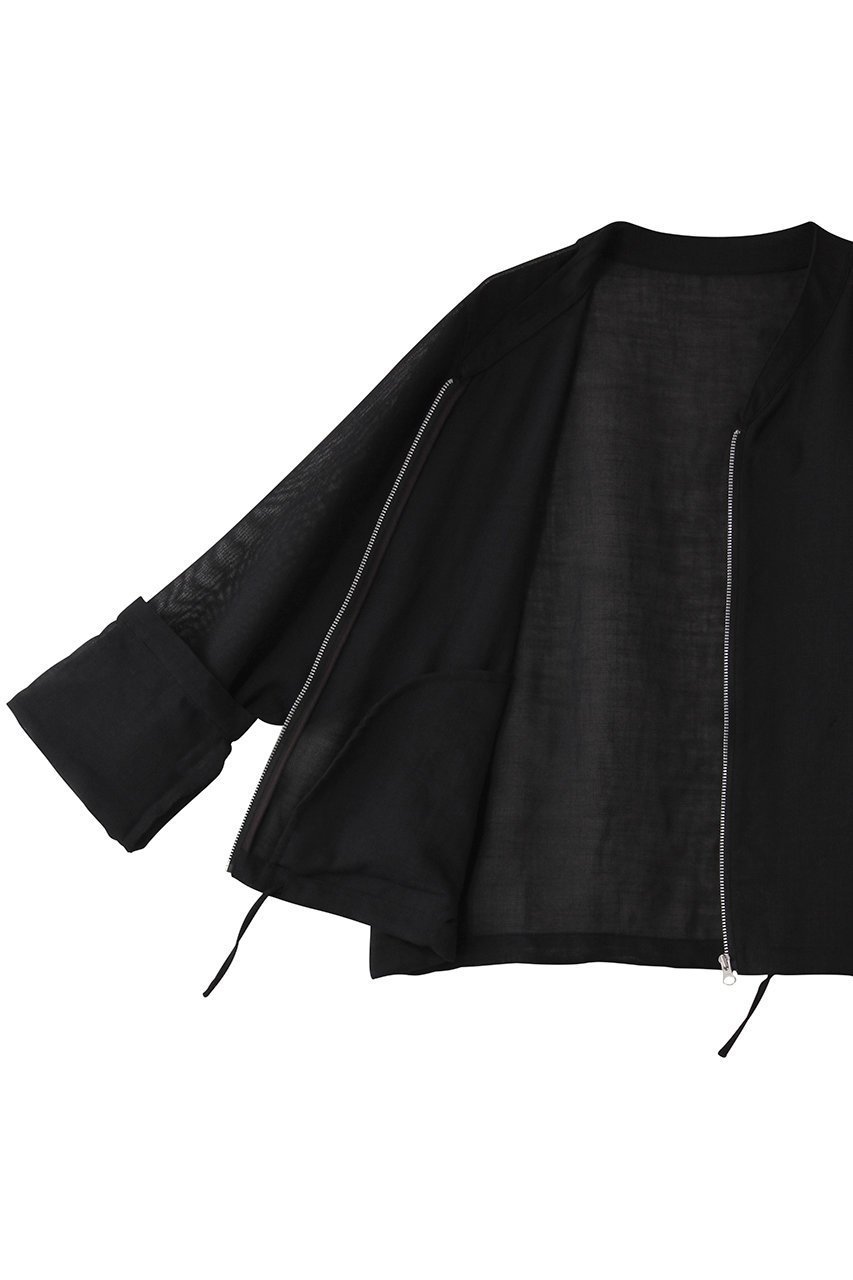 【ミディウミソリッド/MIDIUMISOLID】のlinen like mesh blouson.M ブルゾン 人気、トレンドファッション・服の通販 founy(ファニー) 　ファッション　Fashion　レディースファッション　Fashion for Women　アウター　Coat / Outerwear Collection　レディースジャケット・軽アウター　Jackets　ブルゾンジャケット・スポーティアウター　Blouson Jackets　シンプル　Simple, Minimal　ジャケット　Jacket, Outerwear　ブルゾン　Blouson, Bomber Jacket　夏　Summer　春　Spring　S/S・春夏　SS, Spring/Summer, Warm Season　other-6|ID: prp329100004499296 ipo3291000000036545688