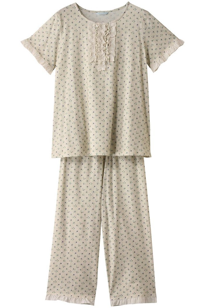【キッドブルー/KID BLUE】のデニムフラワーPtNパジャマ インテリア・キッズ・メンズ・レディースファッション・服の通販 founy(ファニー) https://founy.com/ ファッション Fashion レディースファッション WOMEN デニム Denim パジャマ Pajamas フェミニン Feminine フラワー Flower フリル Frills プリント Print NEW・新作・新着・新入荷 New Arrivals |ID: prp329100004499297 ipo3291000000031742371
