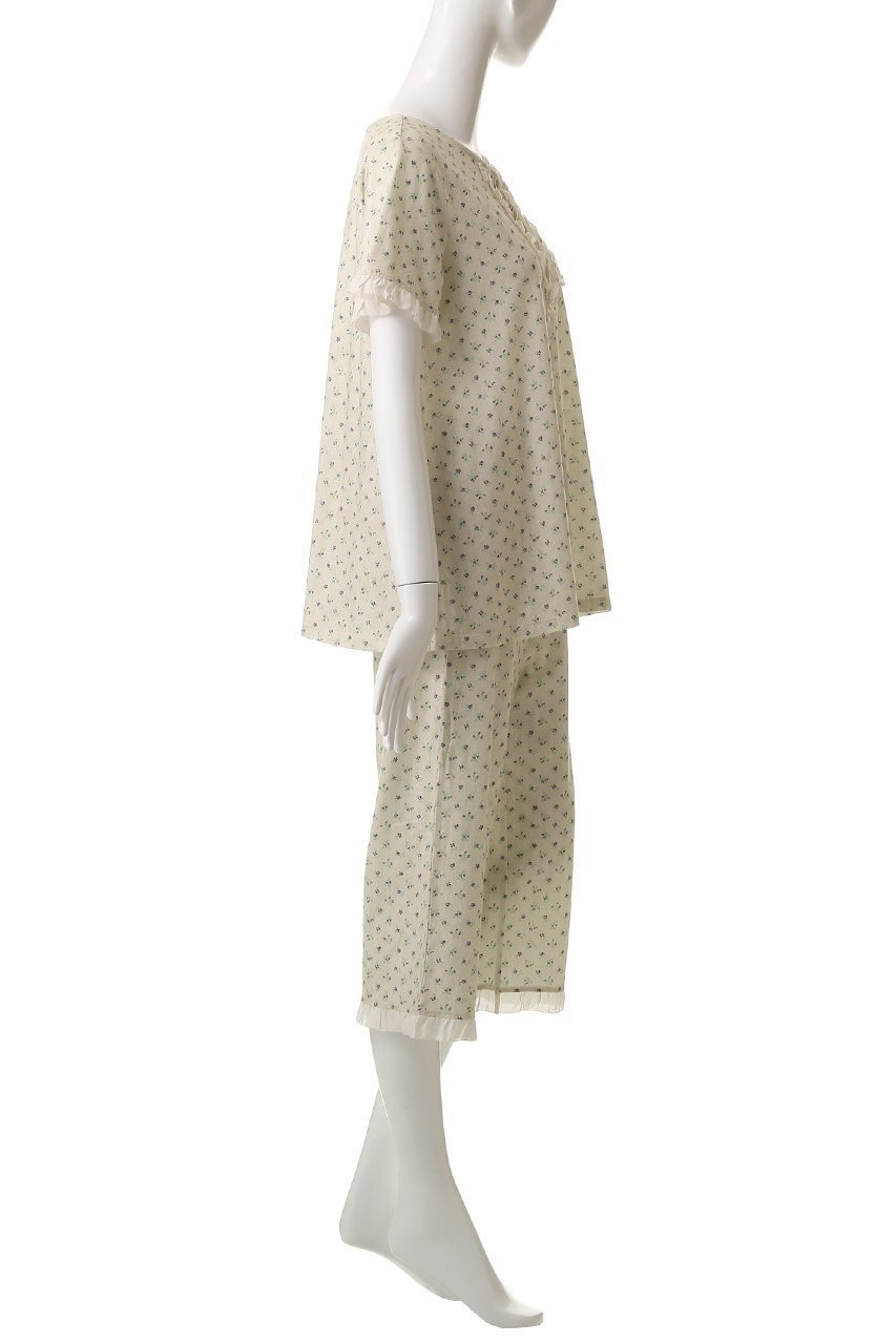 【キッドブルー/KID BLUE】のデニムフラワーPtNパジャマ 人気、トレンドファッション・服の通販 founy(ファニー) 　ファッション　Fashion　レディースファッション　WOMEN　デニム　Denim　パジャマ　Pajamas　フェミニン　Feminine　フラワー　Flower　フリル　Frills　プリント　Print　other-3|ID: prp329100004499297 ipo3291000000031742375