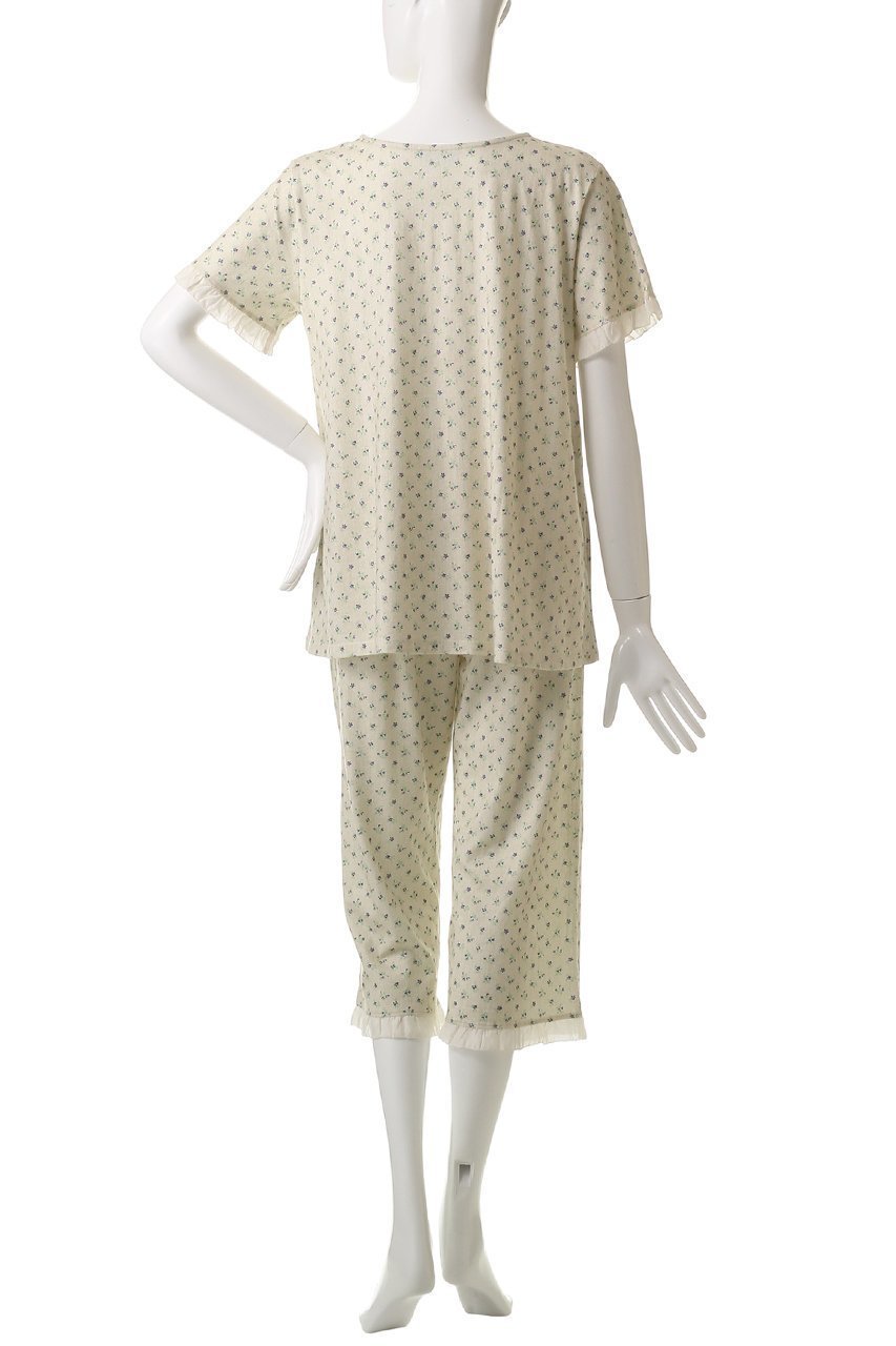 【キッドブルー/KID BLUE】のデニムフラワーPtNパジャマ 人気、トレンドファッション・服の通販 founy(ファニー) 　ファッション　Fashion　レディースファッション　WOMEN　デニム　Denim　パジャマ　Pajamas　フェミニン　Feminine　フラワー　Flower　フリル　Frills　プリント　Print　other-4|ID: prp329100004499297 ipo3291000000031742376