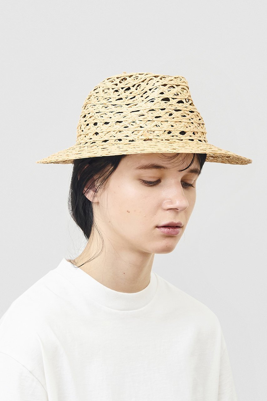 【マチュアーハ/mature ha.】のSukashi ラフィアブレードハット 人気、トレンドファッション・服の通販 founy(ファニー) 　ファッション　Fashion　レディースファッション　Fashion for Women　キャップ&ハット　Hats & Caps　シンプル　Simple, Minimal　ラフィア　Raffia, Natural Straw　夏　Summer　帽子　Hat, Headwear　春　Spring　S/S・春夏　SS, Spring/Summer, Warm Season　other-2|ID: prp329100004500648 ipo3291000000032800358