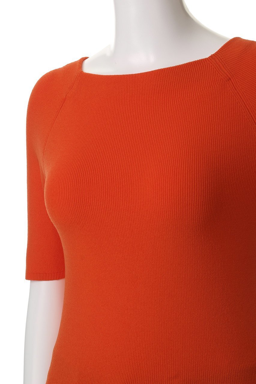 【アルアバイル/allureville】の2WAY ネック5分袖プルオーバー 人気、トレンドファッション・服の通販 founy(ファニー) 　ファッション　Fashion　レディースファッション　Fashion for Women　トップス・カットソー　Cut & Sew Tops　ニット　Knit Tops & Sweaters　カジュアルプルオーバー・ニットトップス　Pullovers & Knit Tops / Casual Pullovers　グラフィック　Graphic, Graphic Design　ボトム　Bottoms, Lower Wear　夏　Summer　春　Spring　other-5|ID: prp329100004500657 ipo3291000000032810551