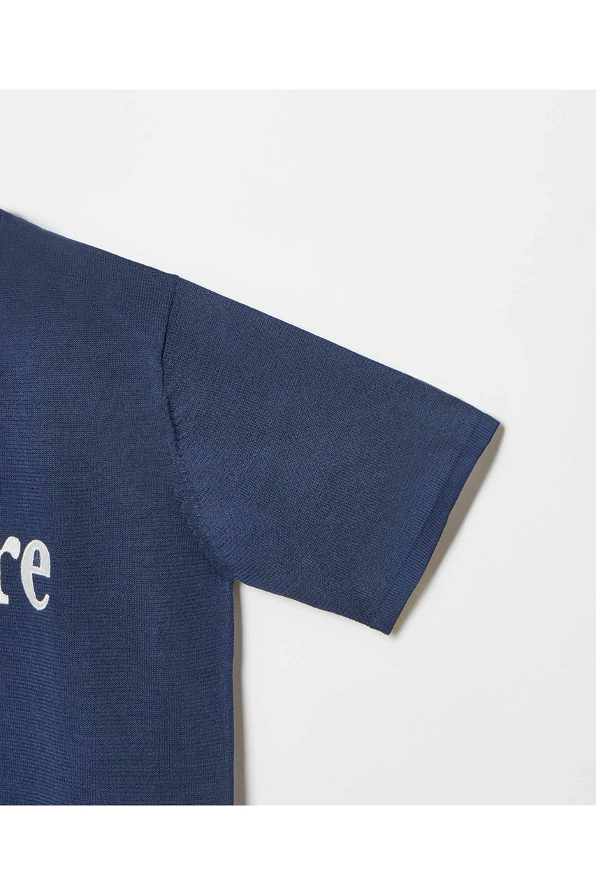 【アルアバイル/allureville】のエンブロイダリーロゴニットT 人気、トレンドファッション・服の通販 founy(ファニー) 　ファッション　Fashion　レディースファッション　WOMEN　トップス・カットソー　Tops/Tshirt　ニット　Knit Tops　プルオーバー　Pullover　サテン　Satin　ショルダー　Shoulder　ドロップ　Drop　パターン　Pattern　プリント　Print　リラックス　Relax　NEW・新作・新着・新入荷　New Arrivals　other-5|ID: prp329100004500658 ipo3291000000031754221