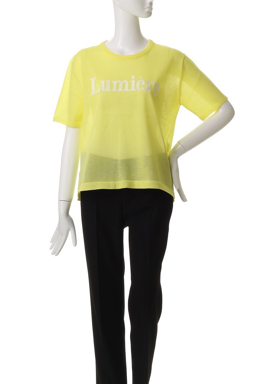 【アルアバイル/allureville】のエンブロイダリーロゴニットT 人気、トレンドファッション・服の通販 founy(ファニー) 　ファッション　Fashion　レディースファッション　Fashion for Women　トップス・カットソー　Cut & Sew Tops　ニット　Knit Tops & Sweaters　カジュアルプルオーバー・ニットトップス　Pullovers & Knit Tops / Casual Pullovers　サテン　Satin, Glossy Fabric　ショルダー　Shoulder, Shoulder Strap　ドロップ　Drop Shoulder, Dropped Style　パターン　Pattern, Design Print　プリント　Print, Printed Pattern　リラックス　Relax, Relaxed Fit　other-2|ID: prp329100004500658 ipo3291000000032707521