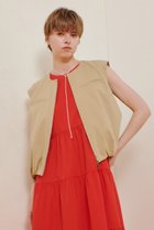 【アルアバイル/allureville】のチノストレッチタックインヘムブルゾン ベージュ|ID: prp329100004500659 ipo3291000000036028359