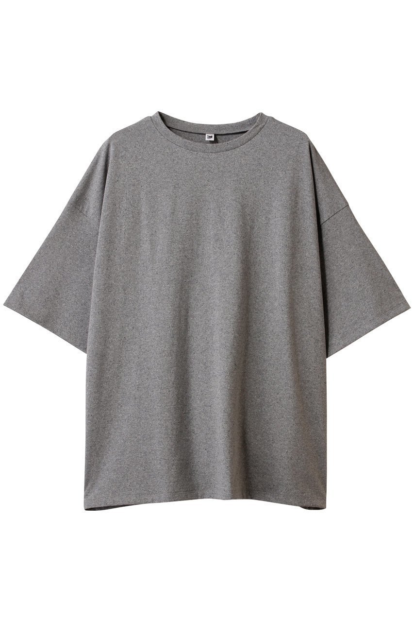 【ハー/HER.】のオーバーコットンTシャツ インテリア・キッズ・メンズ・レディースファッション・服の通販 founy(ファニー) 　ファッション　Fashion　レディースファッション　Fashion for Women　トップス・カットソー　Cut & Sew Tops　シャツ・ブラウス・オフィスカジュアル　Elegant Blouses & Button-Ups　ロングTシャツ・Tシャツ　Longline T-Shirts & Tees　カットソー・ベーシックTシャツ　Cut-and-Sewn Tops / Stretch Tees & Basics　ショート　Short, Short Length　スリーブ　Sleeve, Long Sleeve / Short Sleeve　ボックス　Boxy, Box Shape　グレー|ID: prp329100004502014 ipo3291000000032847211