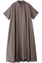 【ミズイロ インド/mizuiro ind】のhalf slv flare shirt OP ワンピース beige|ID: prp329100004503118 ipo3291000000032025324