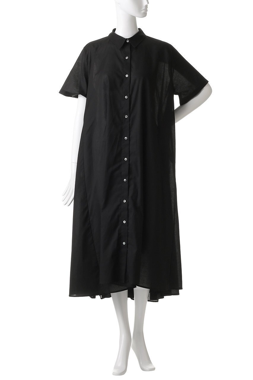 【ミズイロ インド/mizuiro ind】のhalf slv flare shirt OP ワンピース 人気、トレンドファッション・服の通販 founy(ファニー) 　ファッション　Fashion　レディースファッション　Fashion for Women　ワンピース　Dresses　チュニック　Tunic Tops & Dresses　スリーブ　Sleeve, Long Sleeve / Short Sleeve　チュニック　Tunic, Long Top　ハーフ　Half, Half-Length　フェミニン　Feminine, Girly　フレア　Flare, Flared　ロング　Long, Long-Length　再入荷　Restock / Back in Stock　夏　Summer　定番　Standard, Basic Item　春　Spring　S/S・春夏　SS, Spring/Summer, Warm Season　other-2|ID: prp329100004503118 ipo3291000000032786979