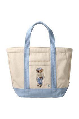 【ラルフローレン/RALPH LAUREN】の【UNISEX】【POLO RALPH LAUREN】ERAN CBLE ベア キャンバス スモールトートバッグ 人気、トレンドファッション・服の通販 founy(ファニー) ファッション Fashion レディースファッション Fashion for Women バッグ Bags ユニセックス Unisex, Genderless キャンバス Canvas, Canvas Fabric コンパクト Compact, Small Size ボトム Bottoms, Lower Wear エレガント 上品 Elegant |ID:prp329100004503121