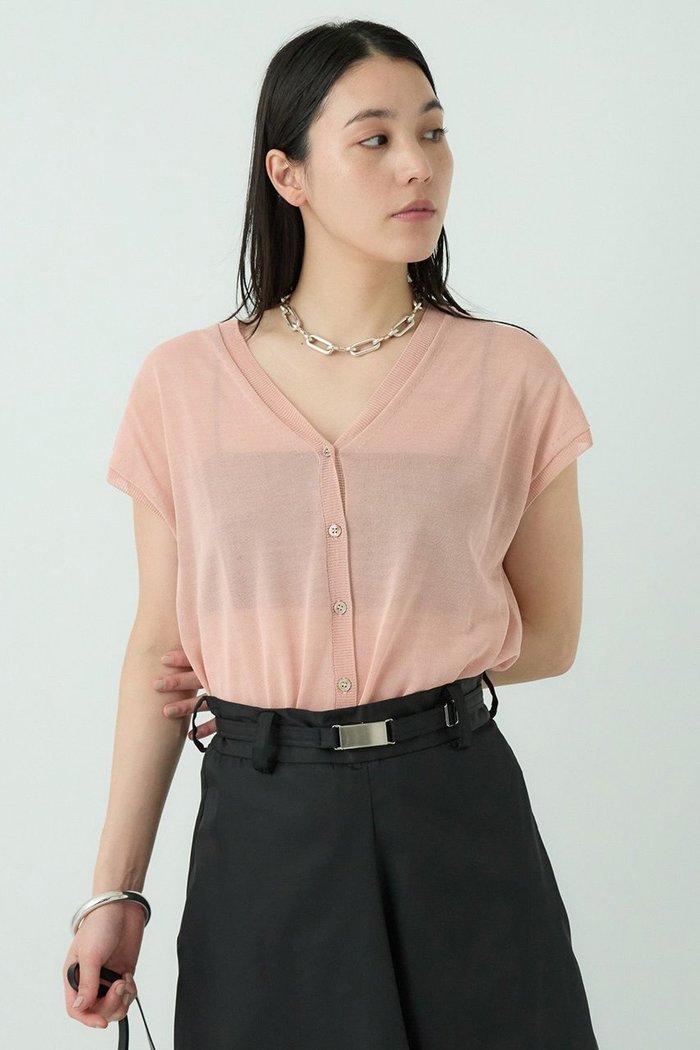 【カオス/Chaos】のキルシェニットベストカーディガン インテリア・キッズ・メンズ・レディースファッション・服の通販 founy(ファニー) https://founy.com/ ファッション Fashion レディースファッション Ladies' Fashion Online トップス・カットソー Tops/Tshirt ニット Knit Tops カーディガン Cardigans ベスト/ジレ Gilets/Vests カーディガン Cardigan バランス Balance フロント Front 再入荷 Restock/Back In Stock/Re Arrival |ID: prp329100004503132 ipo3291000000032629372