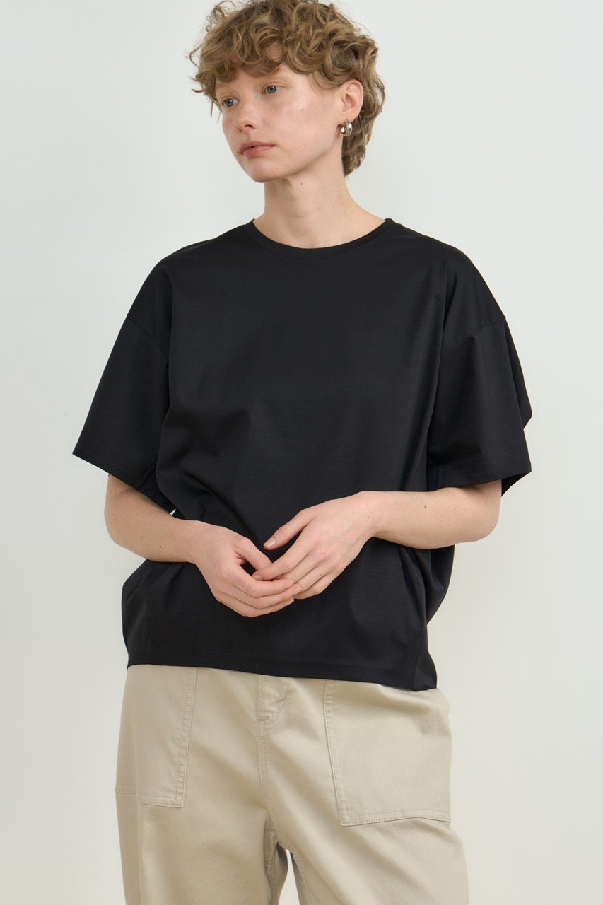 【ハウス オブ ロータス/HOUSE OF LOTUS】のハイゲージスムースフォルムTシャツ 人気、トレンドファッション・服の通販 founy(ファニー) 　ファッション　Fashion　レディースファッション　WOMEN　トップス・カットソー　Tops/Tshirt　シャツ/ブラウス　Shirts/Blouses　ロング / Tシャツ　T-Shirts　カットソー　Cut and Sewn　カッティング　Cutting　カットソー　Cut And Sew　ショート　Short　スリーブ　Sleeve　パターン　Pattern　フォルム　Form　夏　Summer　other-6|ID: prp329100004503142 ipo3291000000032000566