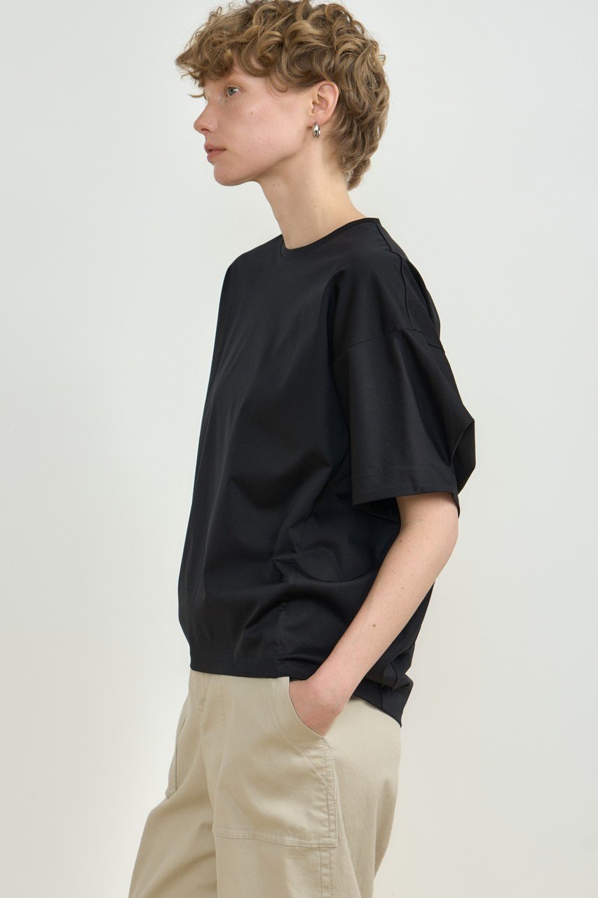 【ハウス オブ ロータス/HOUSE OF LOTUS】のハイゲージスムースフォルムTシャツ 人気、トレンドファッション・服の通販 founy(ファニー) 　ファッション　Fashion　レディースファッション　WOMEN　トップス・カットソー　Tops/Tshirt　シャツ/ブラウス　Shirts/Blouses　ロング / Tシャツ　T-Shirts　カットソー　Cut and Sewn　カッティング　Cutting　カットソー　Cut And Sew　ショート　Short　スリーブ　Sleeve　パターン　Pattern　フォルム　Form　夏　Summer　other-7|ID: prp329100004503142 ipo3291000000032000567