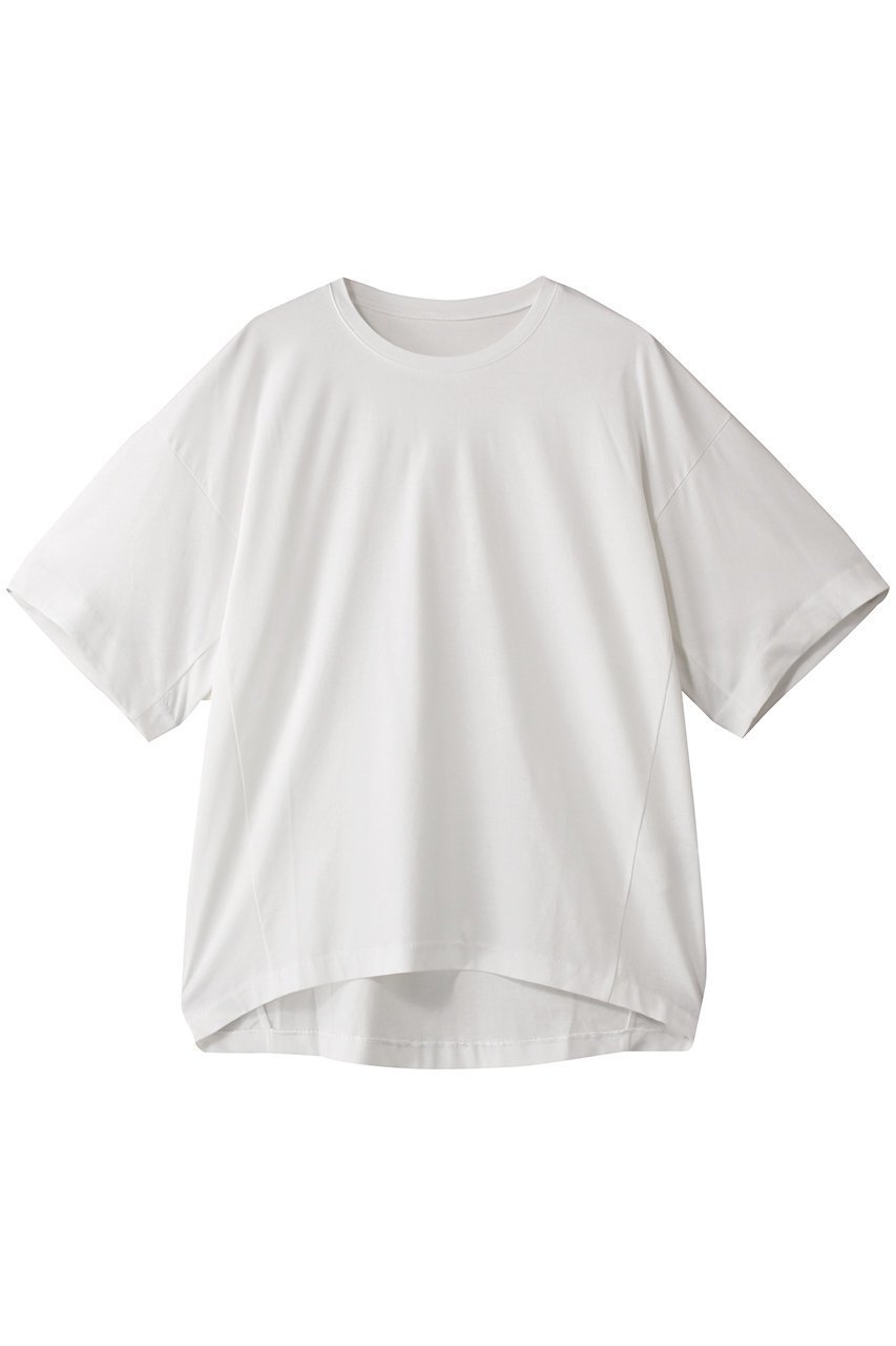 【ハウス オブ ロータス/HOUSE OF LOTUS】のハイゲージスムースフォルムTシャツ 人気、トレンドファッション・服の通販 founy(ファニー) 　ファッション　Fashion　レディースファッション　Fashion for Women　トップス・カットソー　Cut & Sew Tops　シャツ・ブラウス・オフィスカジュアル　Elegant Blouses & Button-Ups　ロングTシャツ・Tシャツ　Longline T-Shirts & Tees　カットソー・ベーシックTシャツ　Cut-and-Sewn Tops / Stretch Tees & Basics　カッティング　Cutting Detail　カットソー　Cut and Sewn Top　ショート　Short, Short Length　スリーブ　Sleeve, Long Sleeve / Short Sleeve　パターン　Pattern, Design Print　フォルム　Silhouette, Form　夏　Summer　 other-1|ID: prp329100004503142 ipo3291000000032845792