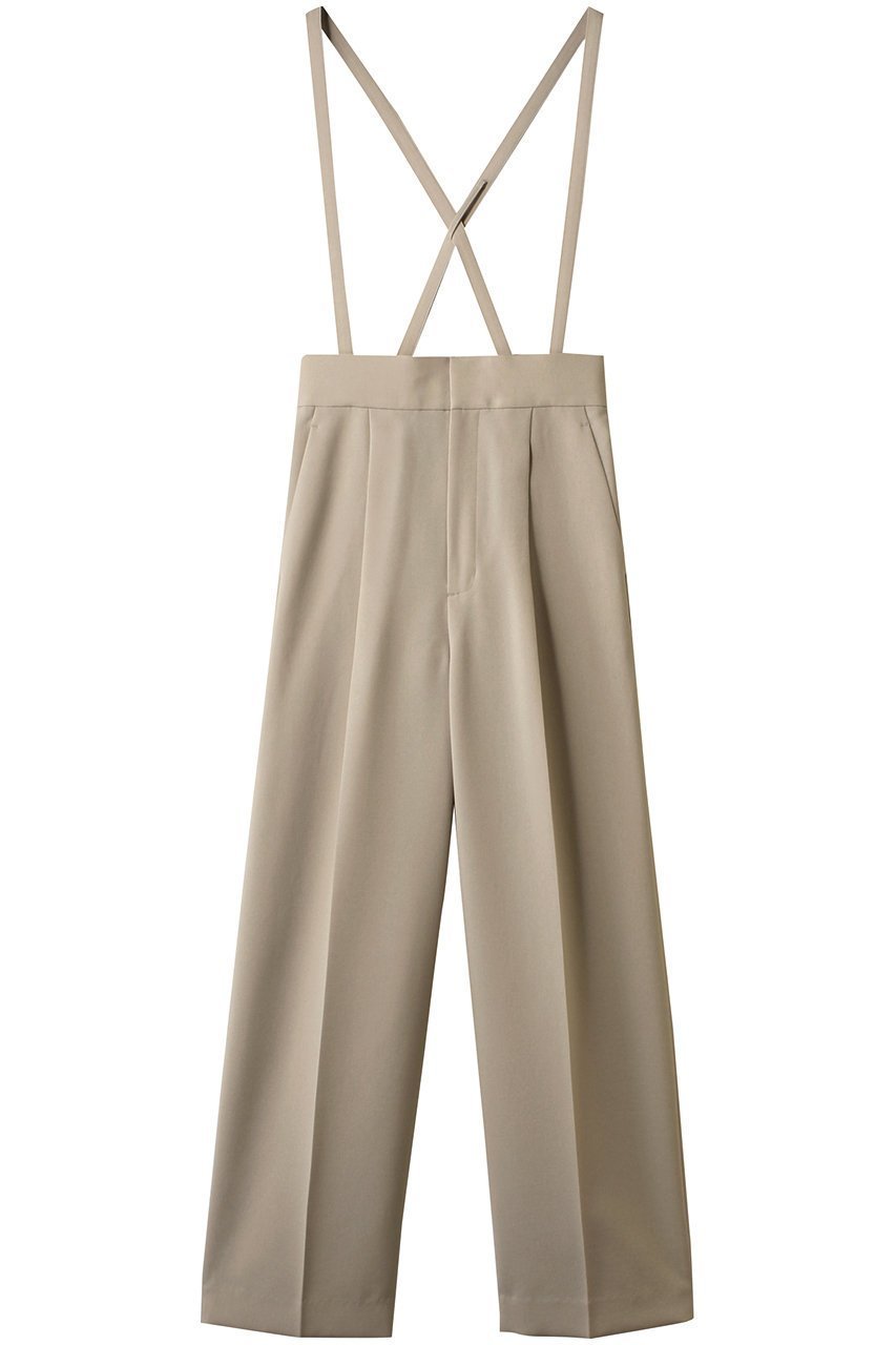 【アンクレイヴ/uncrave】のウォッシャブルドライサップ /ワイドパンツ(サスペンダー付き) インテリア・キッズ・メンズ・レディースファッション・服の通販 founy(ファニー) 　ファッション　Fashion　レディースファッション　Fashion for Women　パンツ　Pants & Trousers　おすすめ　Recommended / Our Picks　サスペンダー　Suspenders, Braces　ジャケット　Jacket, Outerwear　セットアップ　Set-Up, Coordinated Outfit　センター　Center, Center Line　ワイド　Wide, Wide Fit　再入荷　Restock / Back in Stock　夏　Summer　ベージュ|ID: prp329100004503191 ipo3291000000032900402