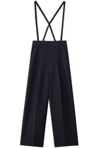 【アンクレイヴ/uncrave】のウォッシャブルドライサップ /ワイドパンツ(サスペンダー付き) ネイビー|ID:prp329100004503191