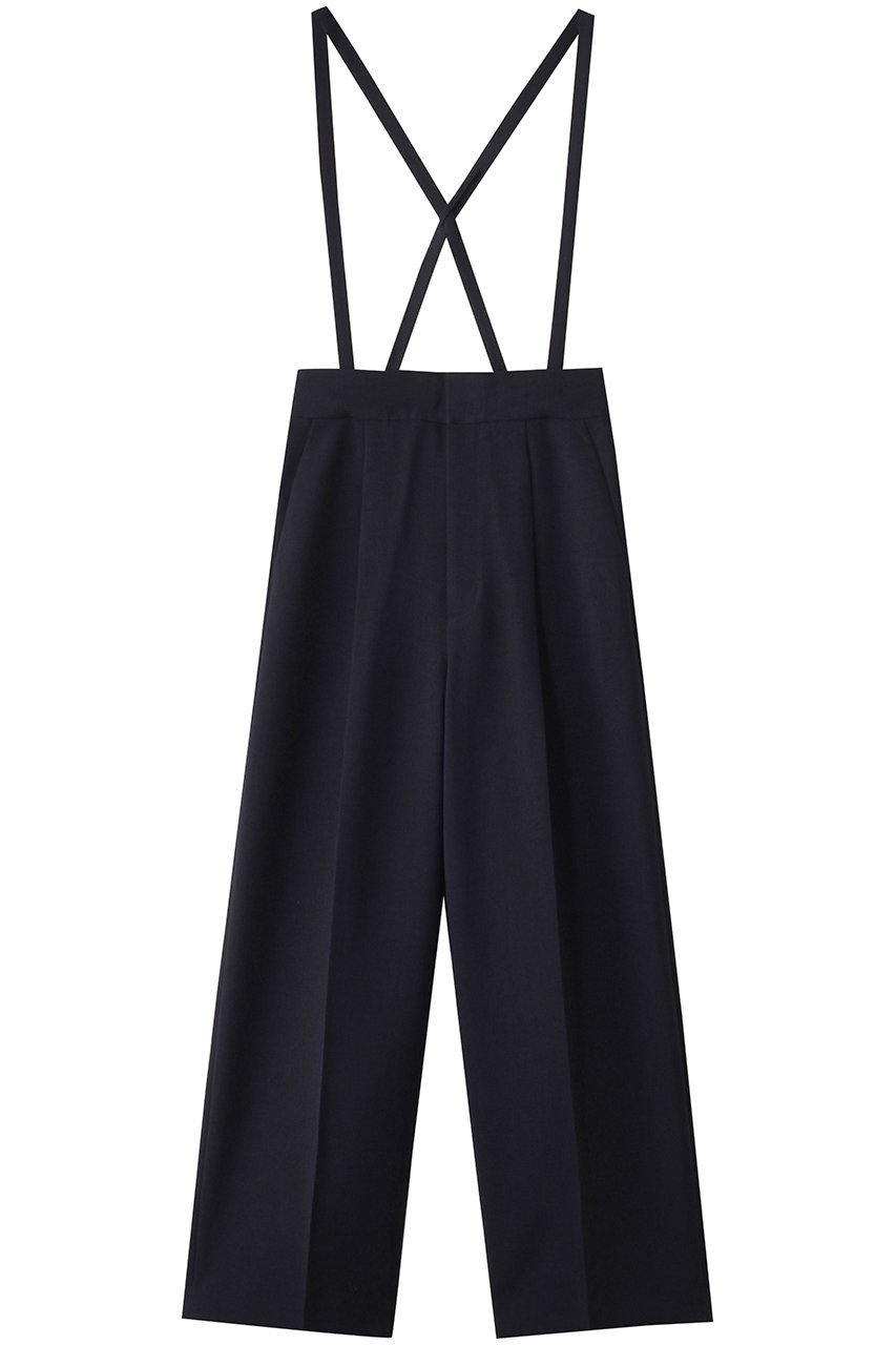 【アンクレイヴ/uncrave】のウォッシャブルドライサップ /ワイドパンツ(サスペンダー付き) インテリア・キッズ・メンズ・レディースファッション・服の通販 founy(ファニー) 　ファッション　Fashion　レディースファッション　Fashion for Women　パンツ　Pants & Trousers　おすすめ　Recommended / Our Picks　サスペンダー　Suspenders, Braces　ジャケット　Jacket, Outerwear　セットアップ　Set-Up, Coordinated Outfit　センター　Center, Center Line　ワイド　Wide, Wide Fit　再入荷　Restock / Back in Stock　夏　Summer　ネイビー|ID: prp329100004503191 ipo3291000000032900405