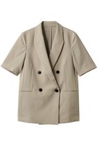 【アンクレイヴ/uncrave】のウォッシャブルドライサップ /ハーフスリーブジャケット ベージュ|ID:prp329100004503192
