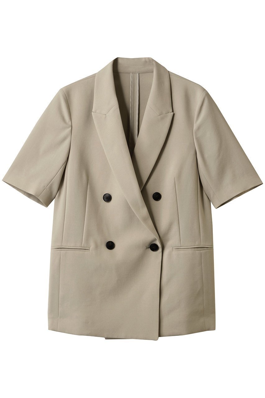 【アンクレイヴ/uncrave】のウォッシャブルドライサップ /ハーフスリーブジャケット インテリア・キッズ・メンズ・レディースファッション・服の通販 founy(ファニー) 　ファッション　Fashion　レディースファッション　Fashion for Women　アウター　Coat / Outerwear Collection　レディースジャケット・軽アウター　Jackets　ジャケット　Jacket, Outerwear　スリーブ　Sleeve, Long Sleeve / Short Sleeve　ハーフ　Half, Half-Length　ビジネス 仕事 通勤　Business / Work / Commuting　ベージュ|ID: prp329100004503192 ipo3291000000032951313