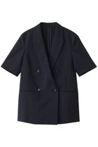 【アンクレイヴ/uncrave】のウォッシャブルドライサップ /ハーフスリーブジャケット ネイビー|ID:prp329100004503192