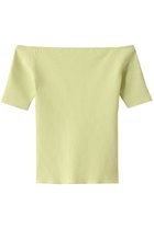 【アンクレイヴ/uncrave】のリネンニット オフショルダートップス イエロー|ID: prp329100004503204 ipo3291000000031804484