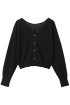 【アンクレイヴ/uncrave】のシアーニット /2WAYカーディガン ブラック|ID: prp329100004504483 ipo3291000000031790410