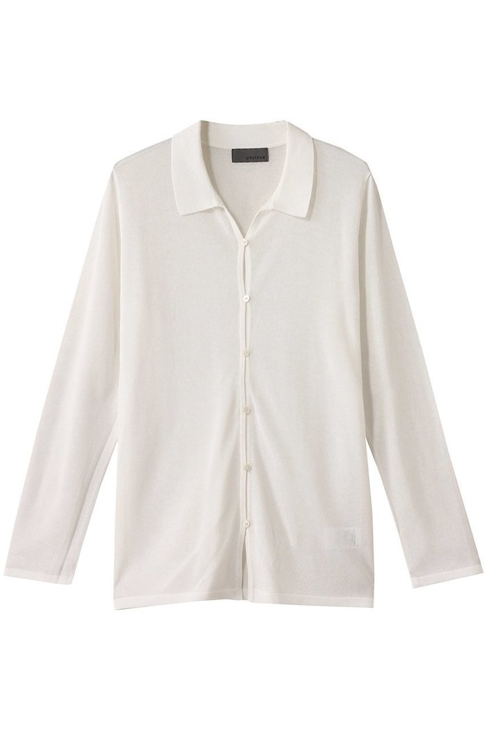 【アンクレイヴ/uncrave】のシアーコットン /ポロニット インテリア・キッズ・メンズ・レディースファッション・服の通販 founy(ファニー) https://founy.com/ ファッション Fashion レディースファッション WOMEN トップス・カットソー Tops/Tshirt ニット Knit Tops プルオーバー Pullover カーディガン Cardigan シアー Sheer シルク Silk ストレート Straight フロント Front エレガント 上品 Elegant 夏 Summer |ID: prp329100004504484 ipo3291000000031790419