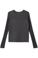 【アンクレイヴ/uncrave】のシルキー ニット コンビ トップス 人気、トレンドファッション・服の通販 founy(ファニー) ファッション Fashion レディースファッション Fashion for Women トップス・カットソー Cut & Sew Tops ニット Knit Tops & Sweaters カジュアルプルオーバー・ニットトップス Pullovers & Knit Tops / Casual Pullovers インナー Innerwear コンビ Combo, Combination Style ジャケット Jacket, Outerwear ドッキング Docking, Mixed Material フィット Fit, Slim Fit |ID:prp329100004504485