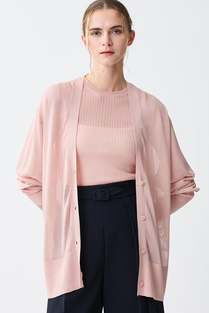 【アンクレイヴ/uncrave】のラスターシアーニット ロングカーディガン 人気、トレンドファッション・服の通販 founy(ファニー) 　ファッション　Fashion　レディースファッション　Fashion for Women　トップス・カットソー　Cut & Sew Tops　ニット　Knit Tops & Sweaters　カーディガン・羽織り　Layered Style Cardigans　カーディガン　Cardigan, Knitwear　シアー　Sheer, See-Through　ストレッチ　Stretch, Stretchy Fabric　リラックス　Relax, Relaxed Fit　ロング　Long, Long-Length　エレガント 上品　Elegant　夏　Summer　春　Spring　S/S・春夏　SS, Spring/Summer, Warm Season　other-8|ID: prp329100004504486 ipo3291000000032923366