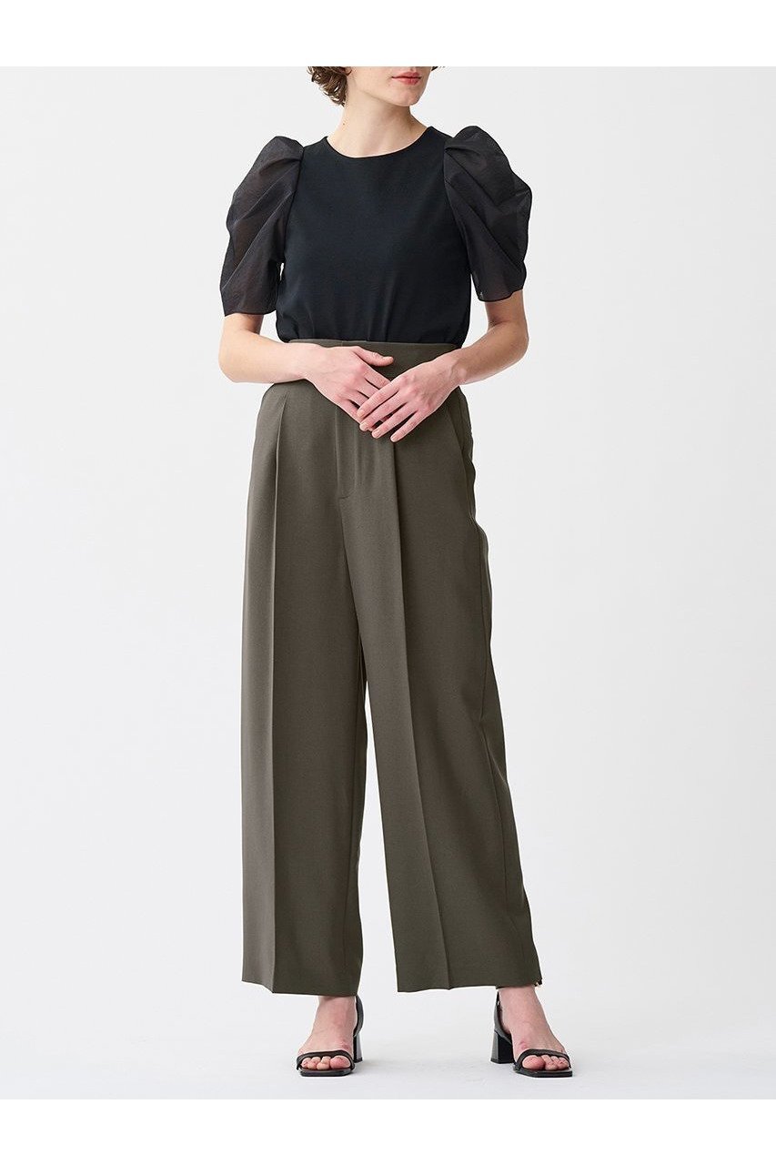 【アンクレイヴ/uncrave】のダブルフェイスジャージー /オーガンジーコンビトップス 人気、トレンドファッション・服の通販 founy(ファニー) 　ファッション　Fashion　レディースファッション　WOMEN　トップス・カットソー　Tops/Tshirt　シャツ/ブラウス　Shirts/Blouses　ロング / Tシャツ　T-Shirts　カットソー　Cut and Sewn　なめらか　Smooth　コンシャス　Conscious　シアー　Sheer　ショート　Short　スリーブ　Sleeve　フェミニン　Feminine　再入荷　Restock/Back In Stock/Re Arrival　夏　Summer　other-7|ID: prp329100004504490 ipo3291000000031790488