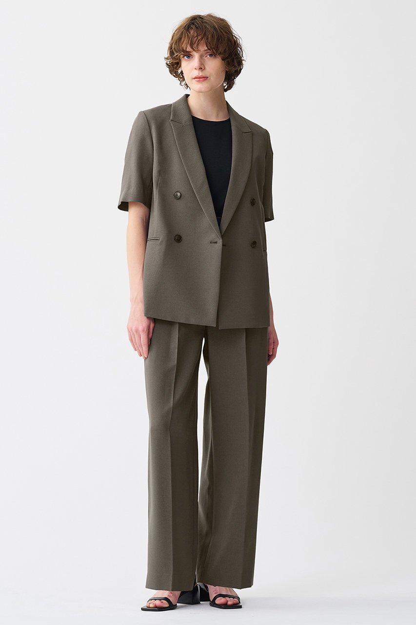 【アンクレイヴ/uncrave】のダブルフェイスジャージー /オーガンジーコンビトップス 人気、トレンドファッション・服の通販 founy(ファニー) 　ファッション　Fashion　レディースファッション　Fashion for Women　トップス・カットソー　Cut & Sew Tops　シャツ・ブラウス・オフィスカジュアル　Elegant Blouses & Button-Ups　ロングTシャツ・Tシャツ　Longline T-Shirts & Tees　カットソー・ベーシックTシャツ　Cut-and-Sewn Tops / Stretch Tees & Basics　なめらか　Smooth, Silky Texture　コンシャス　Conscious, Bodycon　シアー　Sheer, See-Through　ショート　Short, Short Length　スリーブ　Sleeve, Long Sleeve / Short Sleeve　フェミニン　Feminine, Girly　再入荷　Restock / Back in Stock　夏　Summer　other-6|ID: prp329100004504490 ipo3291000000032846555