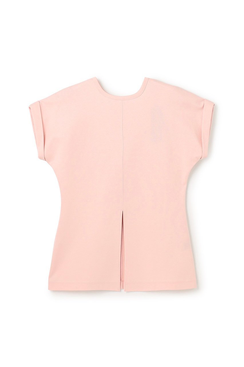 【アンクレイヴ/uncrave】のダブルフェイスジャージー /2WAYスリットトップス インテリア・キッズ・メンズ・レディースファッション・服の通販 founy(ファニー) ファッション Fashion レディースファッション Fashion for Women トップス・カットソー Cut & Sew Tops シャツ・ブラウス・オフィスカジュアル Elegant Blouses & Button-Ups ロングTシャツ・Tシャツ Longline T-Shirts & Tees カットソー・ベーシックTシャツ Cut-and-Sewn Tops / Stretch Tees & Basics エレガント 上品 Elegant ショート Short, Short Length スリット Slit, Slit Detail スリーブ Sleeve, Long Sleeve / Short Sleeve ペプラム Peplum, Flared Hem ボトム Bottoms, Lower Wear ピンク|ID: prp329100004504491 ipo3291000000036117940