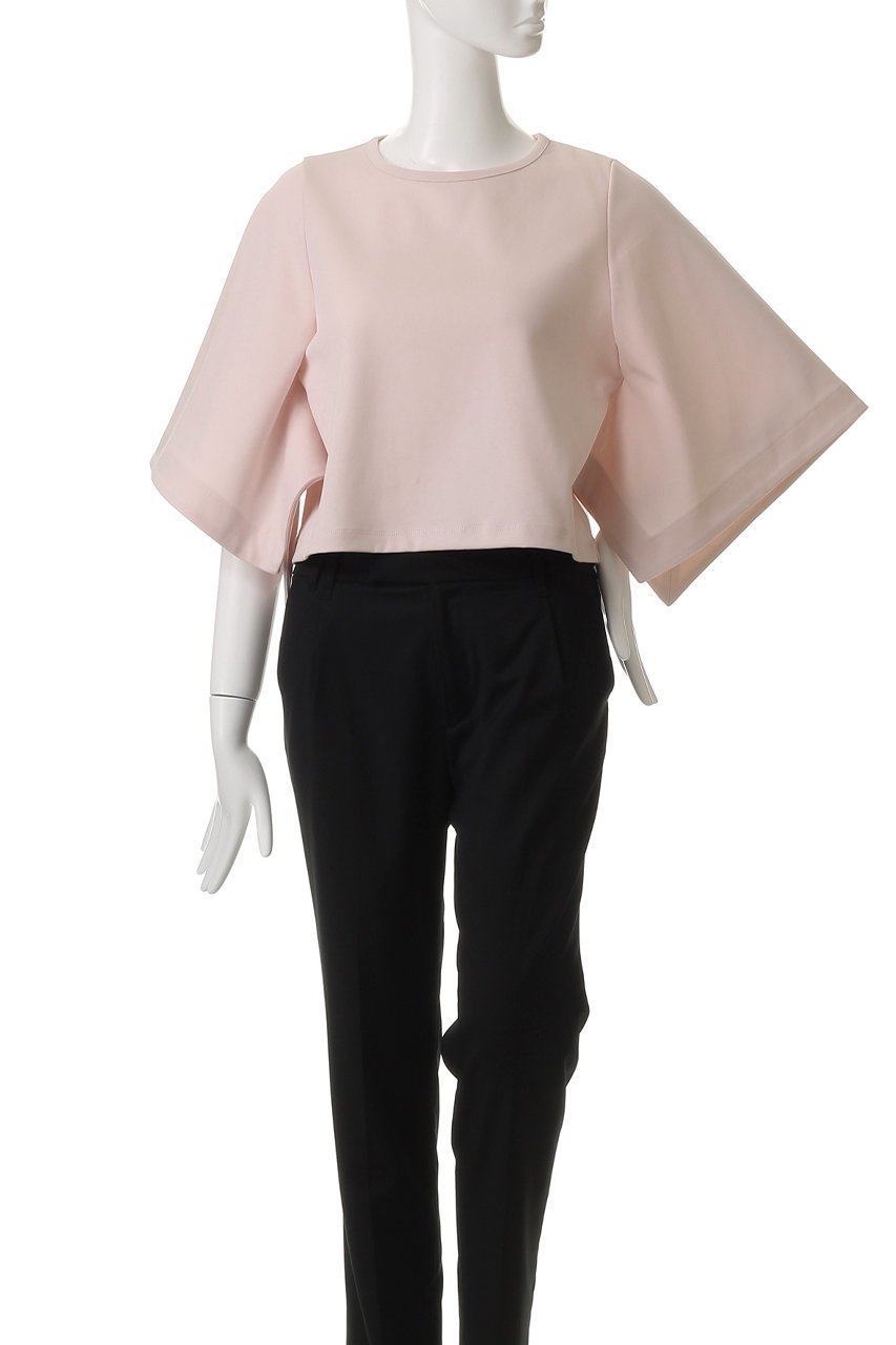 【アンクレイヴ/uncrave】のダブルフェイスジャージー /ハンカチスリーブトップス 人気、トレンドファッション・服の通販 founy(ファニー) 　ファッション　Fashion　レディースファッション　Fashion for Women　トップス・カットソー　Cut & Sew Tops　シャツ・ブラウス・オフィスカジュアル　Elegant Blouses & Button-Ups　ロングTシャツ・Tシャツ　Longline T-Shirts & Tees　カットソー・ベーシックTシャツ　Cut-and-Sewn Tops / Stretch Tees & Basics　ショート　Short, Short Length　シルケット　Silket, Silky Cotton　スリーブ　Sleeve, Long Sleeve / Short Sleeve　ダブル　Double, Double-Breasted　定番　Standard, Basic Item　ハンカチ　Handkerchief, Hanky　バランス　Balance, Style Balance　フェイス　Face, Facial Design　ボトム　Bottoms, Lower Wear　other-2|ID: prp329100004504492 ipo3291000000032846596