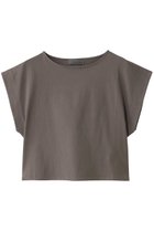 【アンクレイヴ/uncrave】のプレーンストレッチ ショートトップス トープ|ID:prp329100004504494