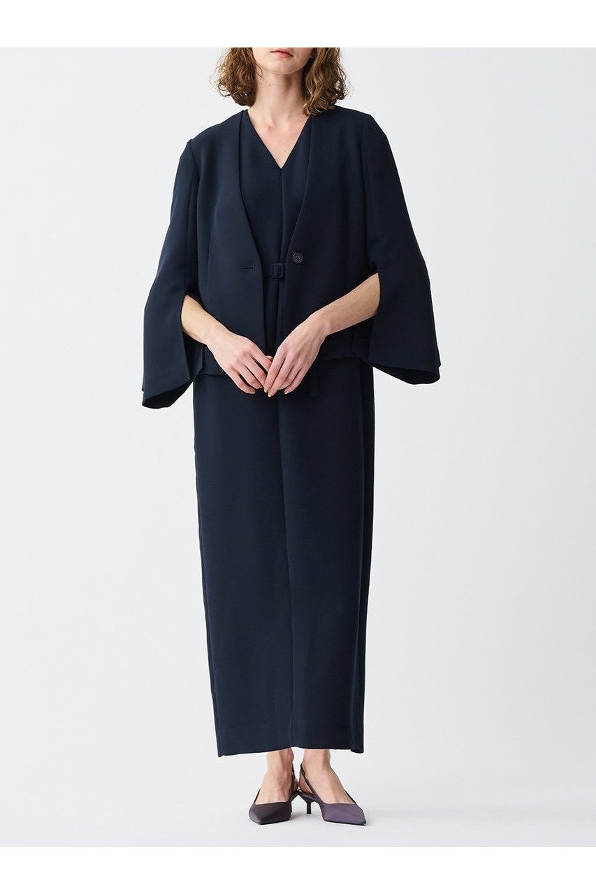 【アンクレイヴ/uncrave】のウォッシャブルダブルクロス /スリットスリーブジャケット 人気、トレンドファッション・服の通販 founy(ファニー) 　ファッション　Fashion　レディースファッション　WOMEN　アウター　Coat Outerwear　ジャケット　Jackets　エレガント 上品　Elegant　ジャケット　Jacket　スリット　Slit　スリーブ　Sleeve　ダブル　Double　フェミニン　Feminine　フォルム　Form　フレア　Flare　ビジネス 仕事 通勤　Business　other-8|ID: prp329100004504495 ipo3291000000031790546
