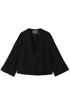 【アンクレイヴ/uncrave】のウォッシャブルダブルクロス /スリットスリーブジャケット ブラック|ID:prp329100004504495