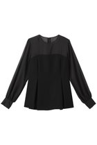【アンクレイヴ/uncrave】のウォッシャブルダブルクロス /ビスチェブラウス ブラック|ID: prp329100004504497 ipo3291000000031790550