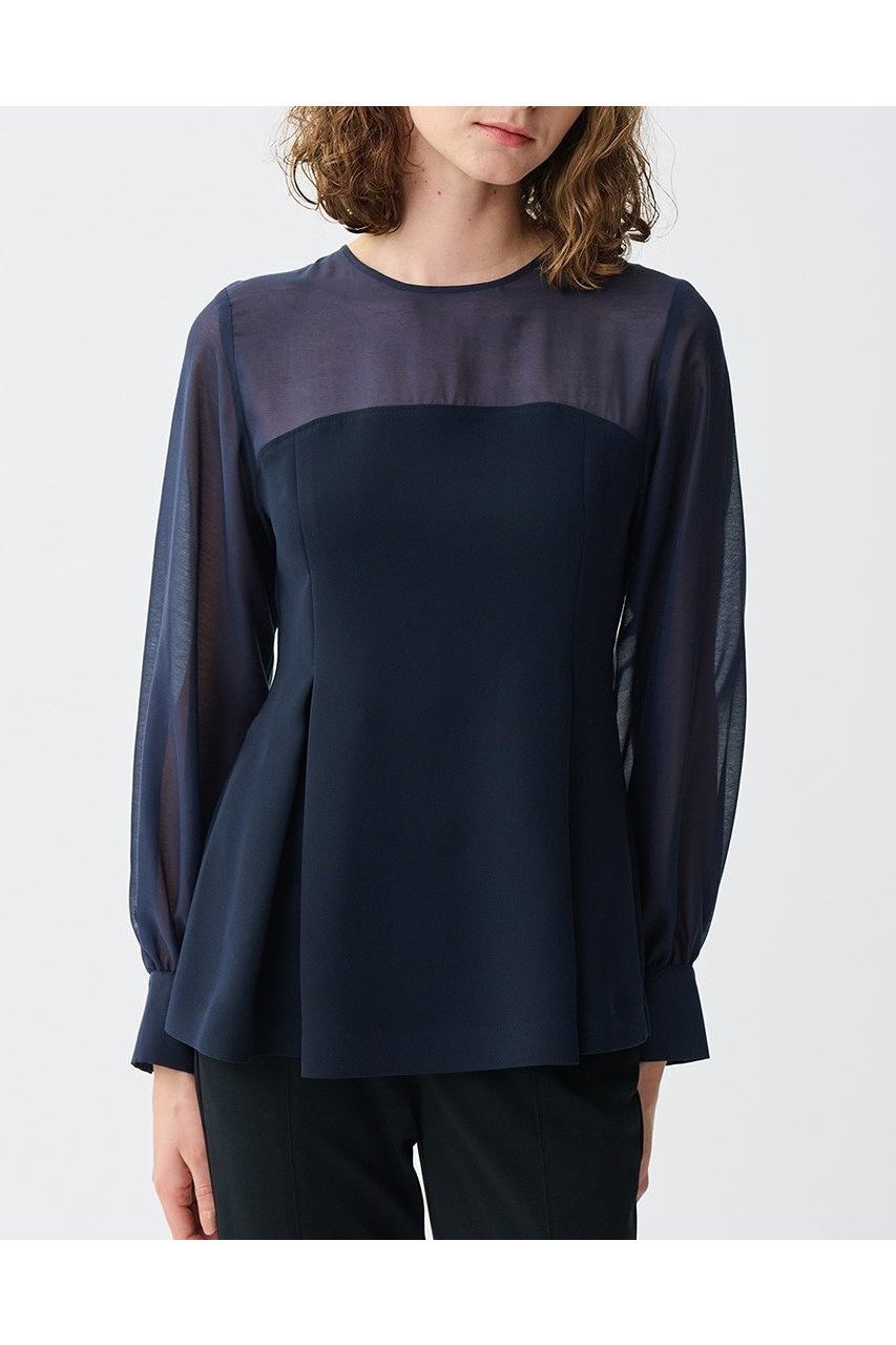 【アンクレイヴ/uncrave】のウォッシャブルダブルクロス /ビスチェブラウス 人気、トレンドファッション・服の通販 founy(ファニー) 　ファッション　Fashion　レディースファッション　WOMEN　トップス・カットソー　Tops/Tshirt　シャツ/ブラウス　Shirts/Blouses　ビスチェ　Bustier　カフス　Cuffs　スリーブ　Sleeve　ドッキング　Docking　ビスチェ　Bustier　ペプラム　Peplum　モダン　Modern　ロング　Long　other-7|ID: prp329100004504497 ipo3291000000031790560