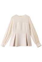 【アンクレイヴ/uncrave】のウォッシャブルダブルクロス /ビスチェブラウス 人気、トレンドファッション・服の通販 founy(ファニー) ファッション Fashion レディースファッション Ladies' Fashion Online トップス・カットソー Tops/Tshirt シャツ/ブラウス Shirts/Blouses ビスチェ Bustier カフス Cuffs スリーブ Sleeve ドッキング Docking ビスチェ Bustier ペプラム Peplum モダン Modern ロング Long 再入荷 Restock/Back In Stock/Re Arrival thumbnail エクリュ|ID: prp329100004504497 ipo3291000000032184582