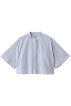 【アンクレイヴ/uncrave】のカラータイプライター /ショートシャツ サックス|ID: prp329100004504498 ipo3291000000032907978