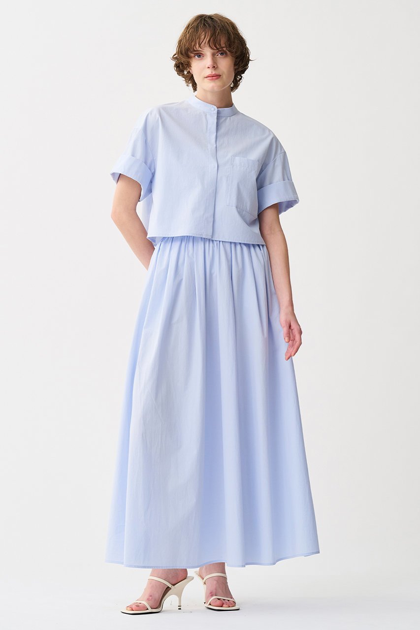 【アンクレイヴ/uncrave】のカラータイプライター /ショートシャツ 人気、トレンドファッション・服の通販 founy(ファニー) 　ファッション　Fashion　レディースファッション　Fashion for Women　トップス・カットソー　Cut & Sew Tops　シャツ・ブラウス・オフィスカジュアル　Elegant Blouses & Button-Ups　インド　Indian Textile　オーガニック　Organic Cotton　クロップド　Cropped, Short Length　ショート　Short, Short Length　スリーブ　Sleeve, Long Sleeve / Short Sleeve　タイプライター　Typewriter Fabric, Crisp Cotton　トレンド　Trend, Trending Now　バランス　Balance, Style Balance　フロント　Front, Front Design　モダン　Modern, Contemporary　リラックス　Relax, Relaxed Fit　other-8|ID: prp329100004504498 ipo3291000000032907997