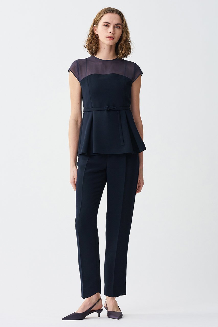 【アンクレイヴ/uncrave】のウォッシャブルダブルクロス /ビスチェブラウス(フレンチスリーブ) 人気、トレンドファッション・服の通販 founy(ファニー) ファッション Fashion レディースファッション Fashion for Women トップス・カットソー Cut & Sew Tops シャツ・ブラウス・オフィスカジュアル Elegant Blouses & Button-Ups ビスチェ Bustiers & Corset Tops / Layered Bustier Style おすすめ Recommended / Our Picks ウォッシャブル Machine Washable シアー Sheer, See-Through ショート Short, Short Length スリーブ Sleeve, Long Sleeve / Short Sleeve ダブル Double, Double-Breasted フレンチ French, French Style ペプラム Peplum, Flared Hem マニッシュ Mannish, Boyish モダン Modern, Contemporary エレガント 上品 Elegant other-7|ID: prp329100004504501 ipo3291000000036392379