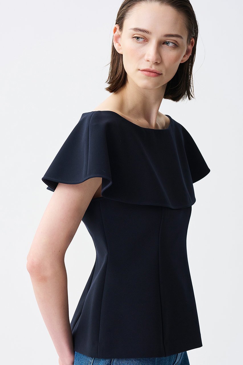 【アンクレイヴ/uncrave】のプルーフダブルクロス/ブラウス 人気、トレンドファッション・服の通販 founy(ファニー) 　ファッション　Fashion　レディースファッション　Fashion for Women　トップス・カットソー　Cut & Sew Tops　シャツ・ブラウス・オフィスカジュアル　Elegant Blouses & Button-Ups　おすすめ　Recommended / Our Picks　ショルダー　Shoulder, Shoulder Strap　ショート　Short, Short Length　ストレッチ　Stretch, Stretchy Fabric　スリーブ　Sleeve, Long Sleeve / Short Sleeve　ペプラム　Peplum, Flared Hem　ラッフル　Ruffle, Frill　other-7|ID: prp329100004504503 ipo3291000000036391644