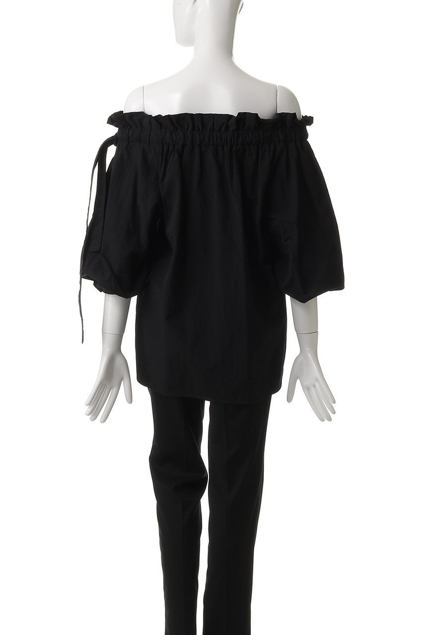 【アンクレイヴ/uncrave】のライトプルーフナイロン オフショルダーブラウス 人気、トレンドファッション・服の通販 founy(ファニー) 　ファッション　Fashion　レディースファッション　WOMEN　トップス・カットソー　Tops/Tshirt　シャツ/ブラウス　Shirts/Blouses　エレガント 上品　Elegant　オフショルダー　Off Shoulder　ギャザー　Gather　軽量　Lightweight　ショート　Short　スリーブ　Sleeve　フェミニン　Feminine　ボトム　Bottom　リボン　Ribbon　おすすめ　Recommend　other-4|ID: prp329100004504505 ipo3291000000031790622