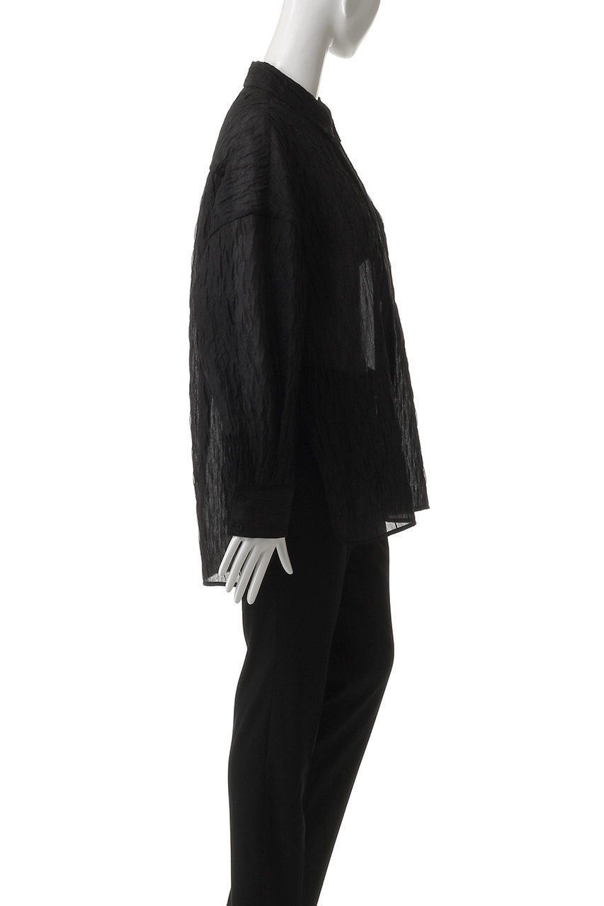 【アンクレイヴ/uncrave】のシアー ジャガード シャツ 人気、トレンドファッション・服の通販 founy(ファニー) 　ファッション　Fashion　レディースファッション　WOMEN　トップス・カットソー　Tops/Tshirt　シャツ/ブラウス　Shirts/Blouses　エアリー　Airy　カフス　Cuffs　シアー　Sheer　ジャカード　Jacquard　スリーブ　Sleeve　ポケット　Pocket　ロング　Long　other-3|ID: prp329100004504506 ipo3291000000031790633